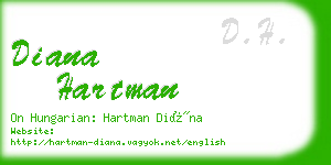 diana hartman business card